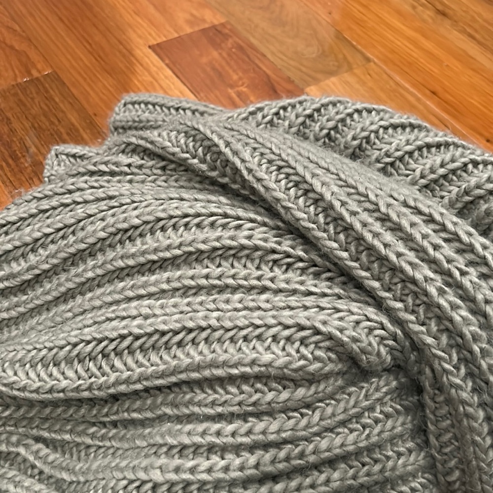 Green Woven Blanket